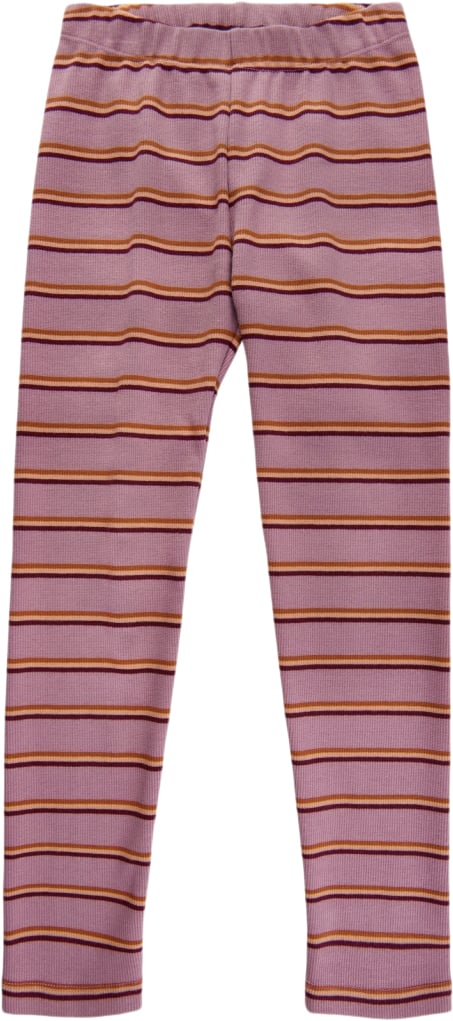 Soft Gallery Sgissa Stripe Leggings Str 6y - Lilas Leggings Bomuld hos Magasin