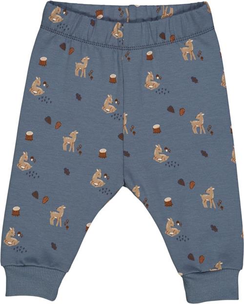 Müsli by Green Cotton Deer Sweat Pants Baby Str 92 - Stormy Blue/ Shade/ Bark Bukser Bomuld hos Magasin