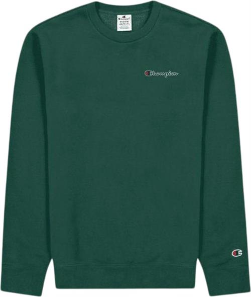 Se Champion Crewneck Sweatshirt Mand Green Sweatshirts Str S - Bomuld hos Magasin ved Magasin