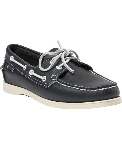 Sebago Docksides Portland Mand Navy Sejlersko Str 44 - Læder hos Magasin