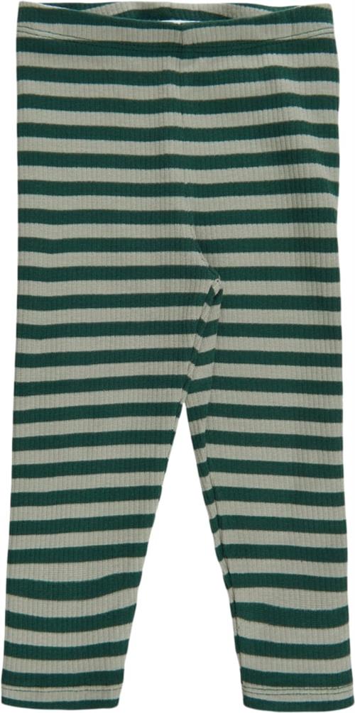 Se The New Tnsfinn RIB Leggings Str 80 cm - Green Gables Leggings Bomuld hos Magasin ved Magasin