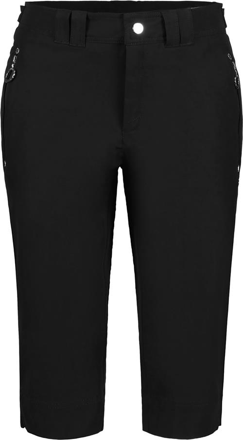 Se Luhta Capri Pants Kvinde Sort Capri Bukser Str 44 - hos Magasin ved Magasin