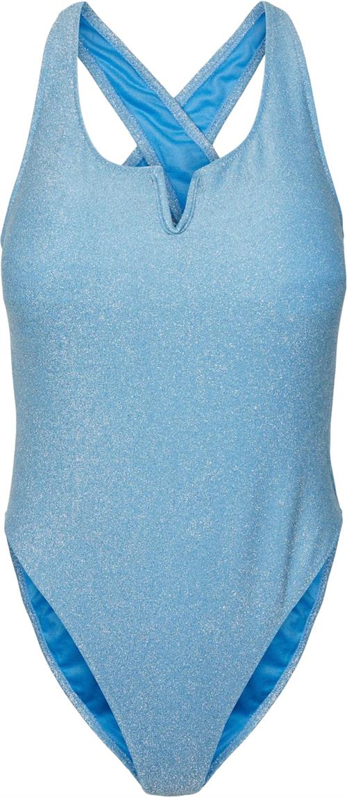 Pieces Pcbling Swimsuit Lurex SWW Badedragter Str XL - hos Magasin