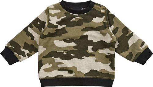 Sofie Schnoor Sweatshirt Str 2 år / 92 cm - Camuflage Sweatshirts hos Magasin