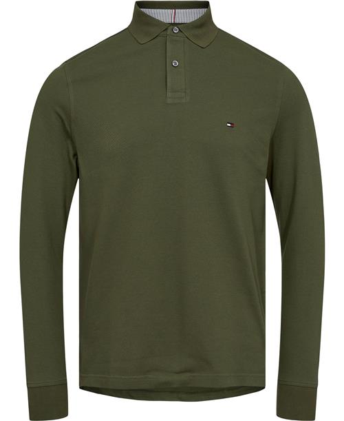 Tommy Hilfiger 1985 Regular LS Polo Mand Putting Green Langærmede Poloer Str L - hos Magasin