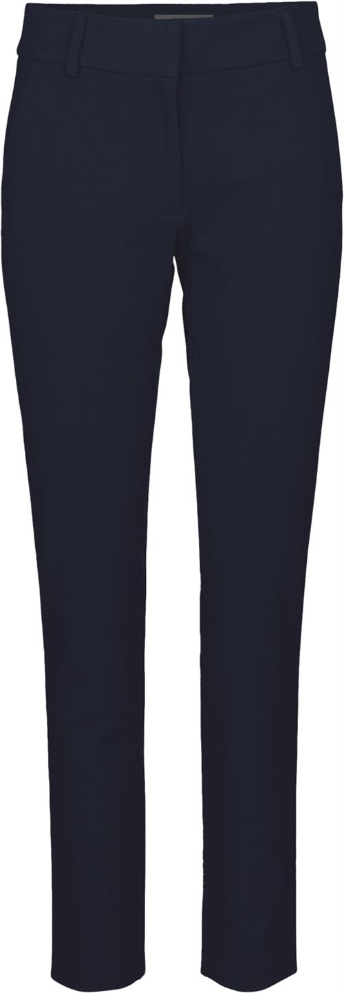 Rosemunde Trousers Kvinde Navy Bukser Med Brede Ben Str 40 - hos Magasin