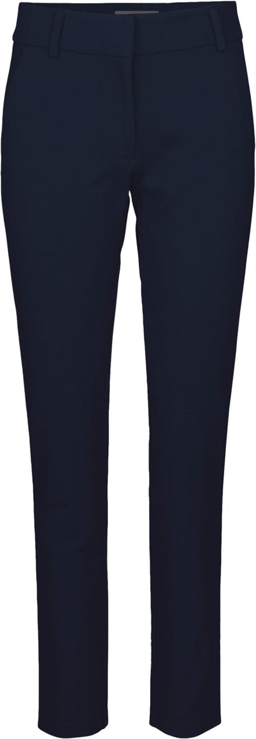 Rosemunde Trousers Kvinde Navy Bukser Med Brede Ben Str 44 - hos Magasin