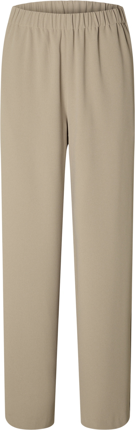 Selected Femme Slftinnirelaxed MW Wide Pant N NOO Kvinde Greige Bukser Med Brede Ben Str "42/""32" - hos Magasin