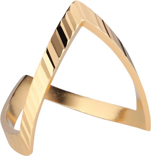 Jane Kønig Reflection Vring, Gold-plated Sterling Silver-46 48 - Ringe hos Magasin