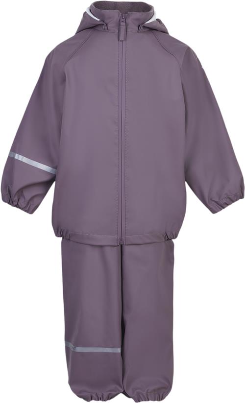 CeLaVi Basic Rainwear set Recycle PU Str 70 - Moonscape Regntøj hos Magasin