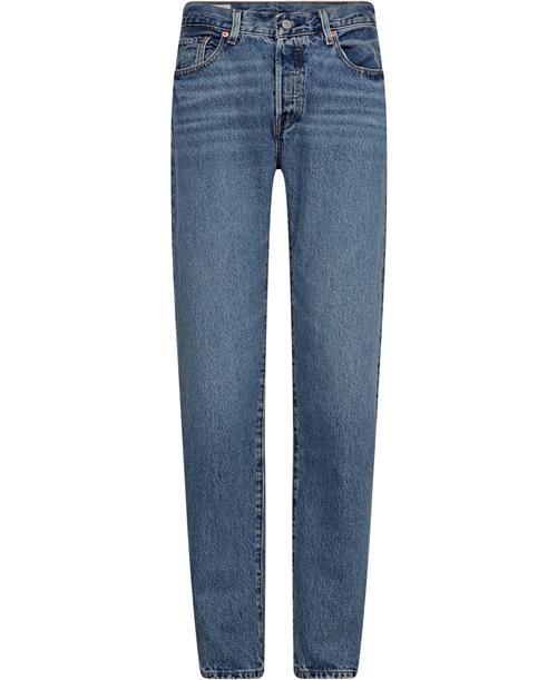 Levi's 501 90S NOT MY News Channel Kvinde Med Indigo - Worn In Straight Jeans Str W30 / L30 - hos Magasin