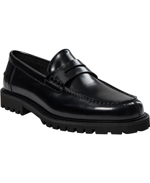 BOSS Richayl_Mocc_bo Mand Sort Loafers Str 40 - hos Magasin