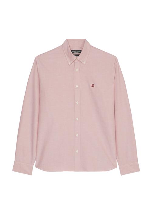 Se Marc O’Polo Button Down Collar, Long Sleeves, r Kvinde Multi/flushed Rose Langærmede Skjorter Str XL - hos Magasin ved Magasin