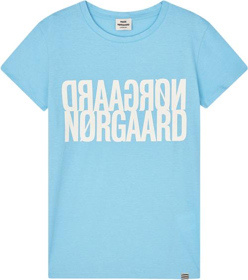 Mads Nørgaard - Copenhagen Single Organic Tuvina Tee Str 8 år - Aquarius Kortærmede T-shirts hos Magasin