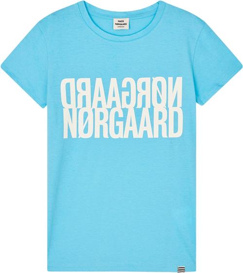 Se Mads Nørgaard - Copenhagen Single Organic Tuvina Tee Str 10 år - Aquarius Kortærmede T-shirts hos Magasin ved Magasin