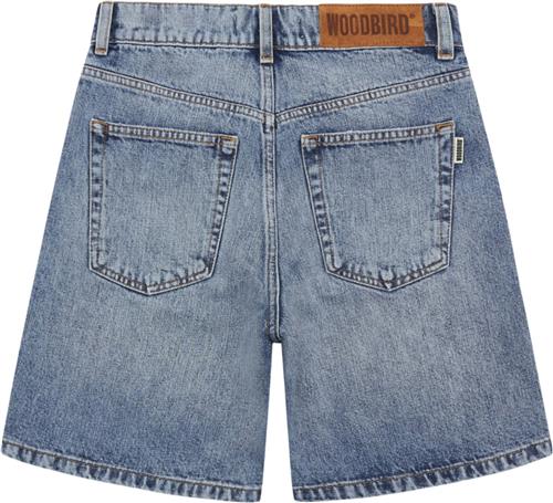 Woodbird Wbmaggie Optic Shorts Kvinde Optic Blue Denim Shorts Str 29 - Denim hos Magasin