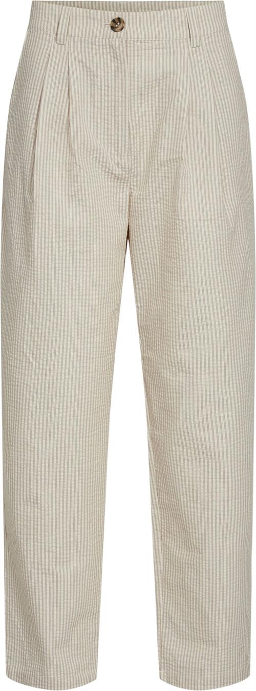 Sofie Schnoor Trousers Kvinde Off White Bukser Med Lige Ben Str 34 - hos Magasin