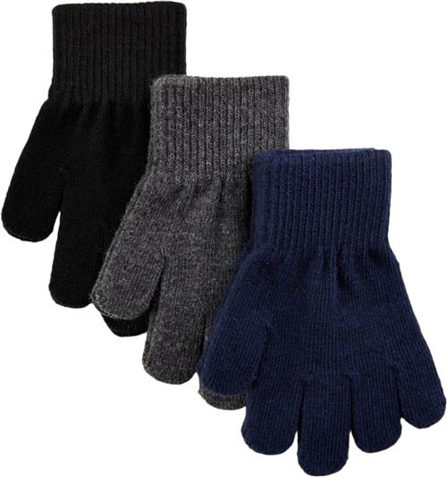 Mikk-Line Magic Gloves 3 Pack 4-7Y - Vanter & Luffer Polyamid hos Magasin