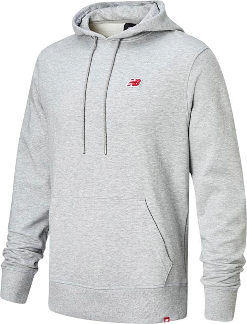 Se New Balance Small Pack Hoodie Mand Grey Hoodies Str L - Bomuld hos Magasin ved Magasin