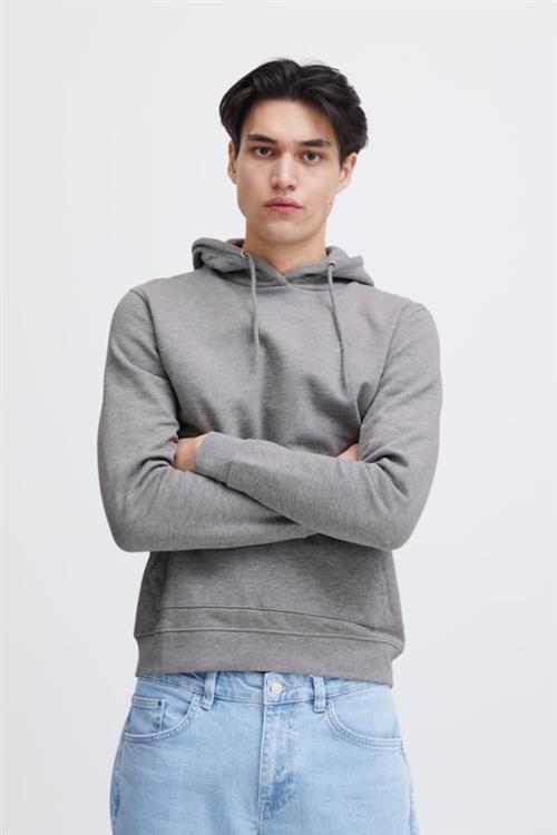 Casual Friday Cfsebastian Hood Sweat Mand Light Grey Melange Hoodies Str S - hos Magasin