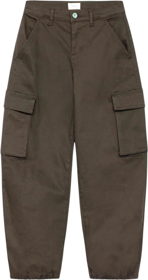 Se Grunt Ufo Pant Str 25/12Y - Brown Bukser hos Magasin ved Magasin