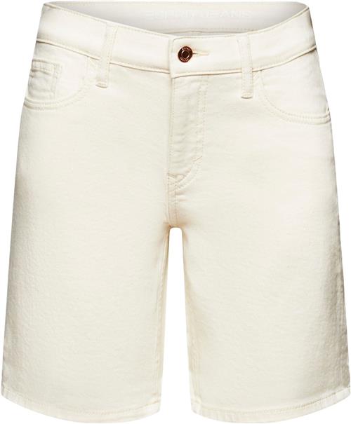 Esprit RCS M REG Short Kvinde Off White Denim Shorts Str 33 - hos Magasin