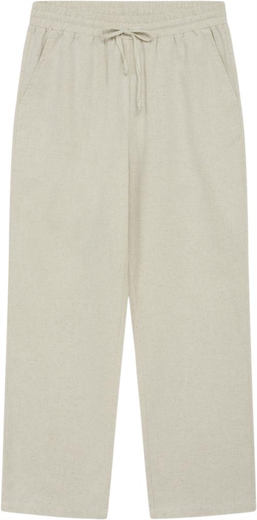 Grunt Allan Linen Pants Str S/10Y - Sand Bukser hos Magasin