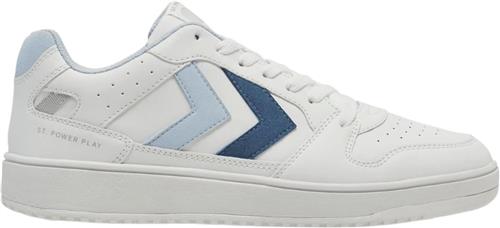 Se Hummel ST. Power Play Sneakers Kvinde White/ballad Blue Sneakers Str 39 - hos Magasin ved Magasin