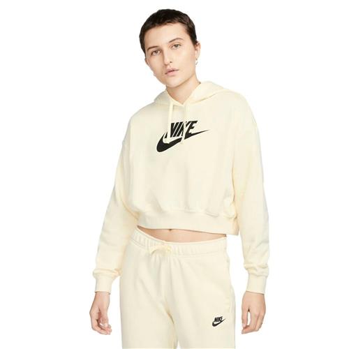 Nike Sportswear Club Fleece Oversized Crop Graphic Haettetroje M - Hættetrøjer & Sweatshirts hos Magasin