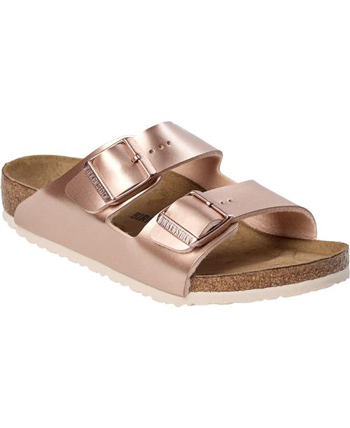 Birkenstock Arizona Kids BF Electric Metallic Copper Metallic Copper Sandaler Str 30 - hos Magasin