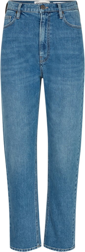 Tomorrow Teresa Jeans Wash Hong Kong Kvinde Denim Blue Straight Jeans Str 27 / 30 - hos Magasin