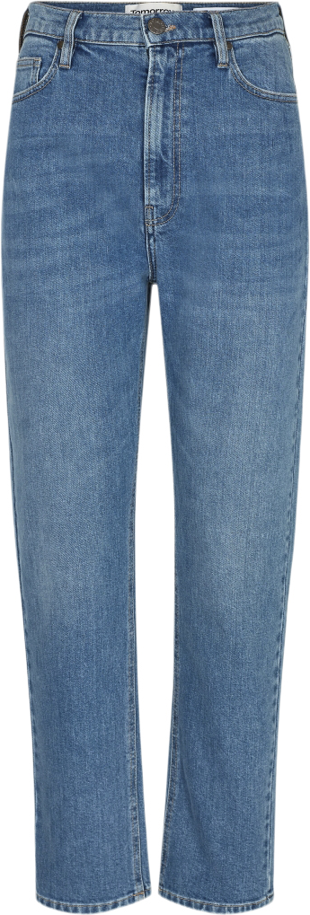 Tomorrow Teresa Jeans Wash Hong Kong Kvinde Denim Blue Straight Jeans Str 30 / 32 - hos Magasin