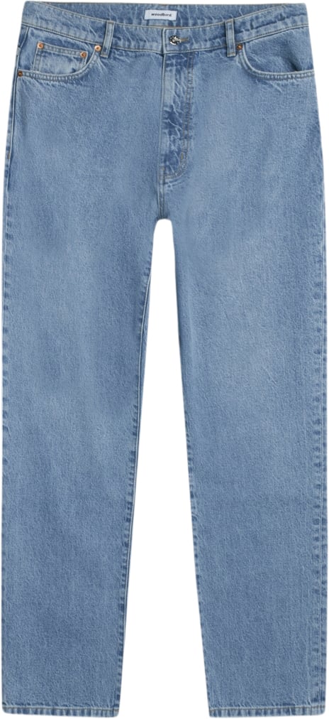 Se Woodbird Leroy Doone Jeans Mand Washed Blue Jeans Str 30 / 34 - hos Magasin ved Magasin