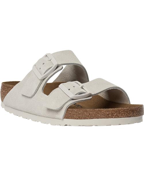 Birkenstock Arizona Leve Antique White Kvinde White Flade Sandaler Str 40 - hos Magasin