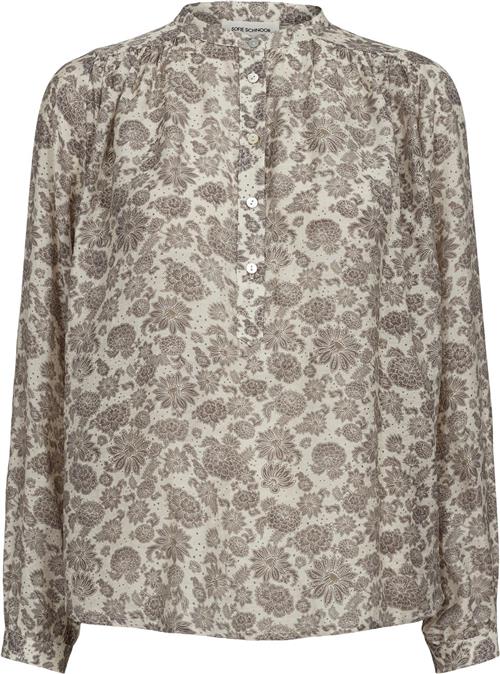 Sofie Schnoor Blouse Kvinde Grey Langærmede Bluser Str 40 - hos Magasin