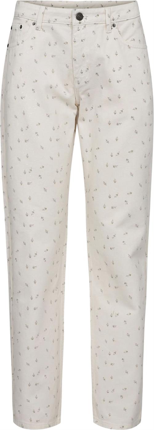 Sofie Schnoor Jeans Kvinde White Alyssum Straight Jeans Str 38 - hos Magasin