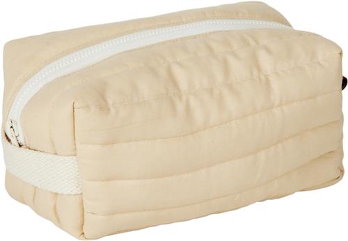 Fabelab Quilted Toiletry Bag Wheat - Wheat Pusletasker & -Tilbehør Bomuld hos Magasin