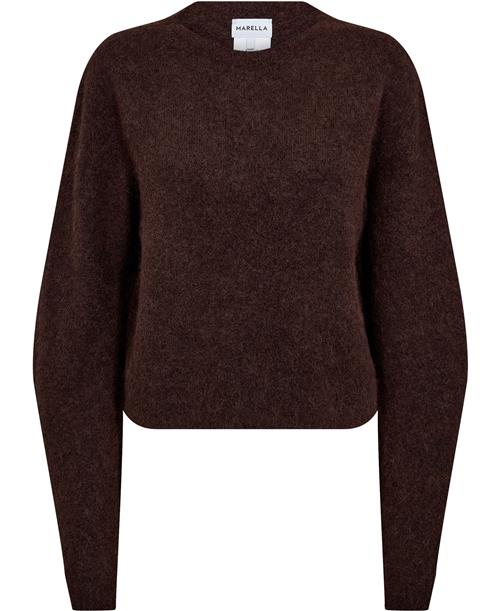 Marella Ovidio Kvinde Brown Sweaters Str M - Uld hos Magasin