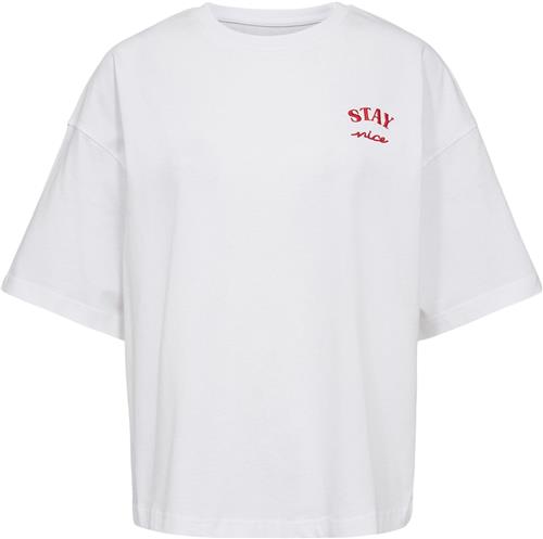 Se Sofie Schnoor Tshirt Kvinde Brilliant White Kortærmede T-shirts Str S - hos Magasin ved Magasin