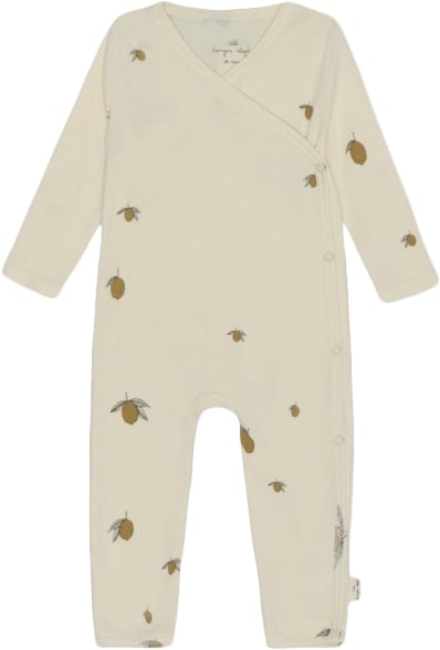 Se Konges Sløjd Newborn Onesie Gots Str 6M - Lemon Heldragter hos Magasin ved Magasin