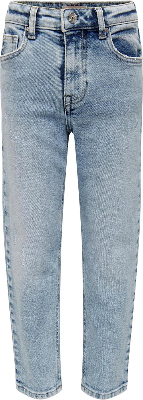 ONLY Kogcalla Life MOM FIT Dest DNM Az56 Str 152 - Light Blue Denim Jeans Bomuld hos Magasin