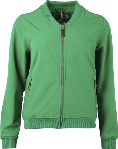 Danefæ Danebea Softshell Bomber Kvinde Grass Green Bomberjakker Str M - Polyester hos Magasin