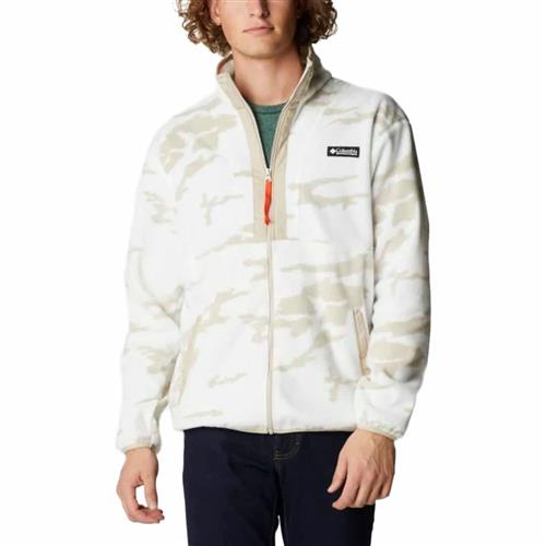 Se Columbia Field roc Backbowl Full zip Fleece Mand Grey Fleece Str M - Polyester hos Magasin ved Magasin