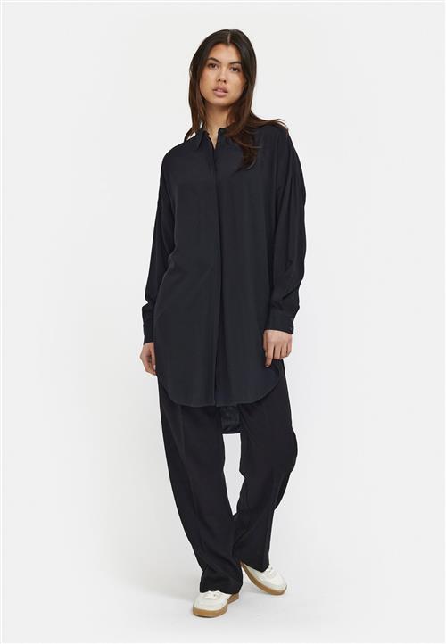 Soft Rebels Srfreedom LS Long Shirt Kvinde Black Langærmede Skjorter Str M - hos Magasin