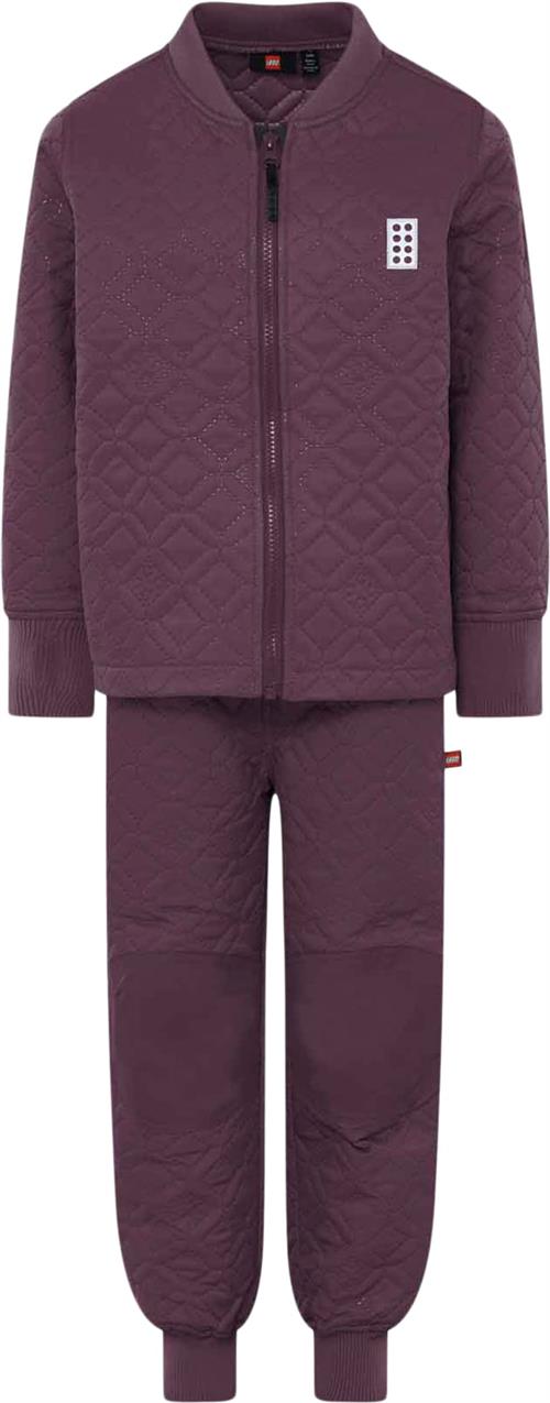 LEGO kidswear/LEGO børnetøj Lwsingu 200 Thermo SET Str 98 cm - Bordeaux Termosæt- & Dragter hos Magasin