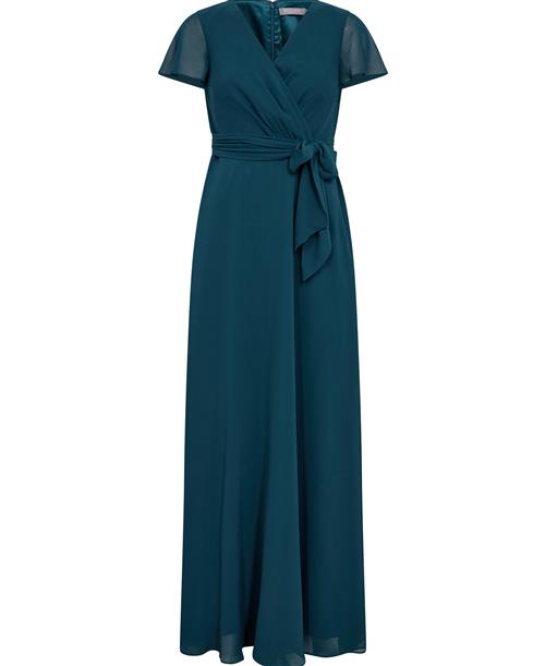 Christian Berg AK,Wrapchiffon Kvinde Dark Jade Maxi Kjoler Str 44 - hos Magasin