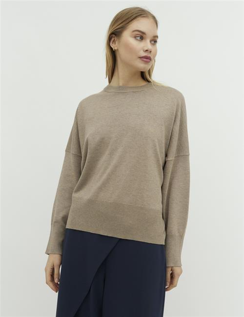 mbyM Gillianm Kvinde Island Fossil Melange Sweaters Str M/L - hos Magasin