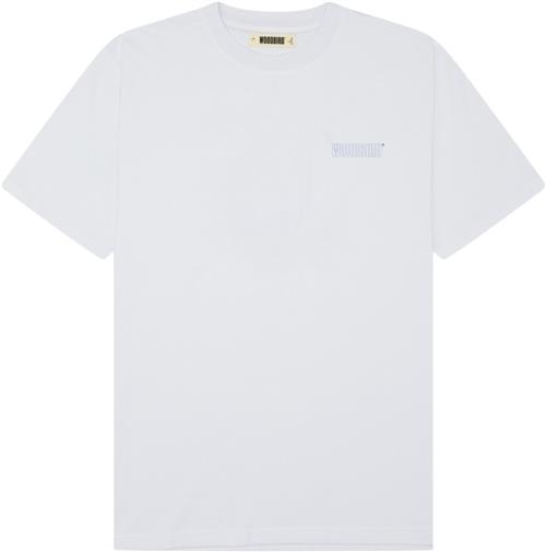 Woodbird Wbbaine Fish Tee Mand White Kortærmede T-shirts Str S - hos Magasin