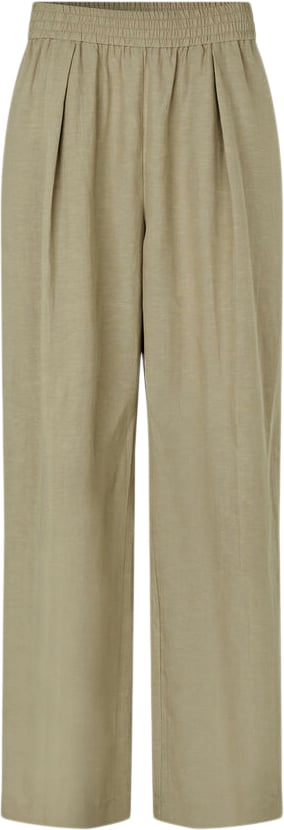 Samsøe Samsøe Sajulia Trousers 15262 Kvinde Light Olive Bukser Med Lige Ben Str XS - hos Magasin