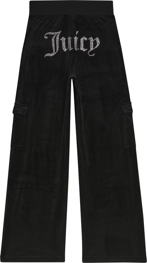 Se Juicy Couture Audree Cargo Velour Trouser Kvinde Black Sweatpants Str XS Velour - hos Magasin ved Magasin